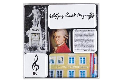 W.A. Mozart: Mini Magnete