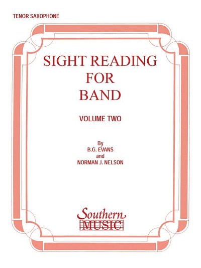 Sight Reading for Band, Book 2 (Tsax)