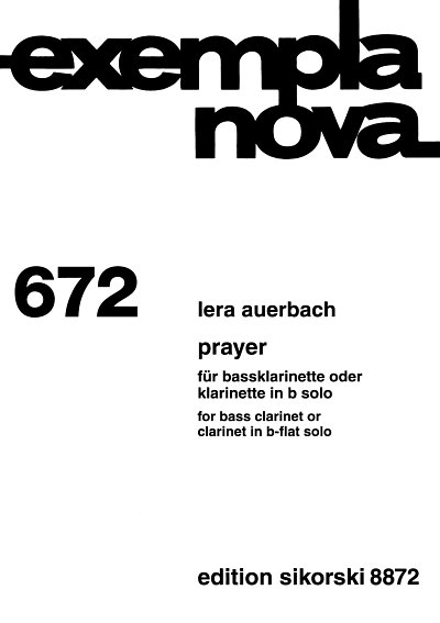 L. Auerbach: Prayer, Klar/Bklar