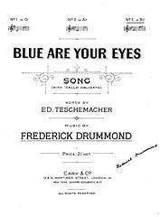 DL: F.D.E. Teschemacher: Blue Are Your Eyes, GesVcKla