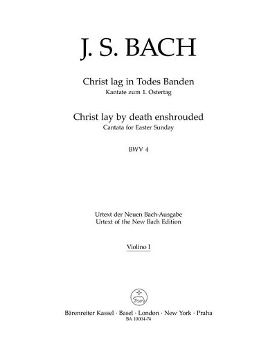 J.S. Bach: Christ lag in Todes Banden (Christ lay by death enshrouded) BWV 4