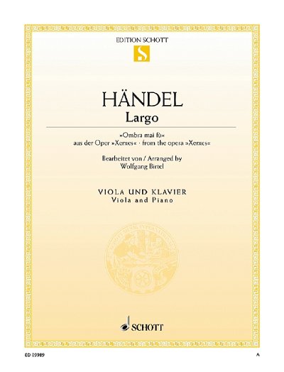 DL: G.F. Händel: Largo, VaKlv (EA)