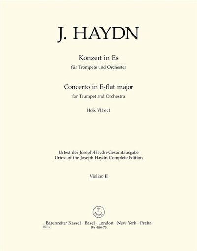 J. Haydn: Konzert für Trompete und Orchester Es-Dur Hob. VII