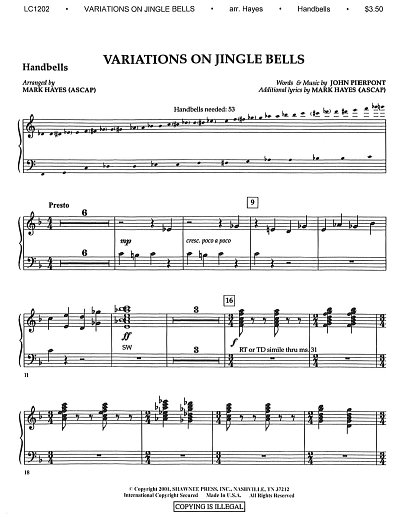 Variations on Jingle Bells, HanGlo (Chpa)