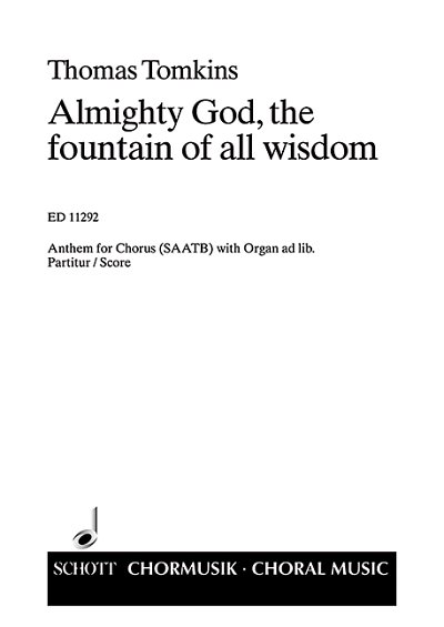 T. Thomas: Almighty god, the fountain  (Part.)