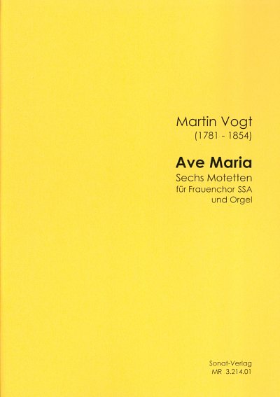 M. Vogt: Ave Maria op. 77 (Part.)
