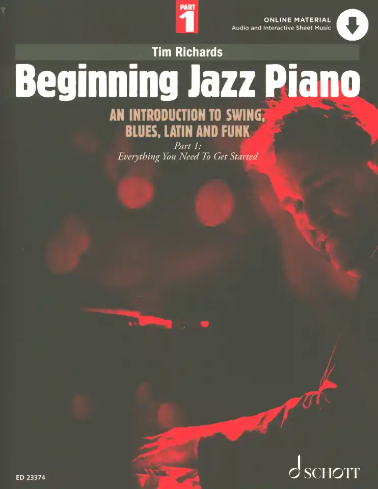 T. Richards: Beginning Jazz Piano 1, Klav (+OnlAu) (0)