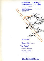 A. Vivaldi: Concerto Fviii Nø1 La Notte En Sib Maje, FagKlav