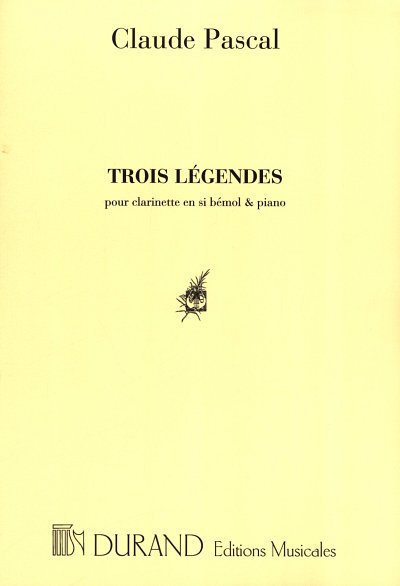 C. Pascal: Trois Légendes, KlarKlv (KlavpaSt)