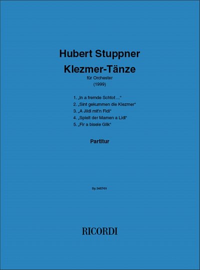 Klezmer Taenze Fuer Orchester, Sinfo