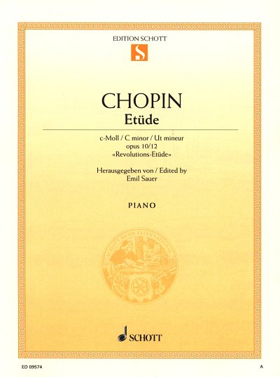 F. Chopin: Etüde c-Moll op. 10/12, Klav