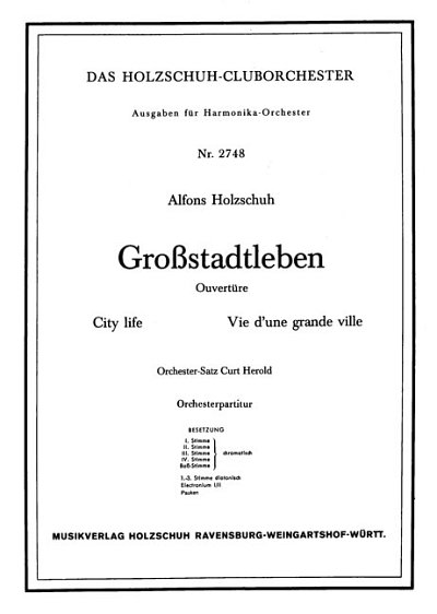 A. Holzschuh: Grossstadtleben