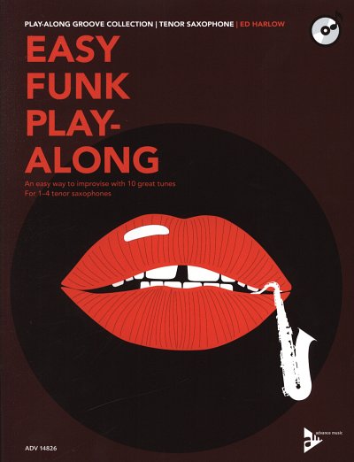 E. Harlow: Easy Funk Play-Along, 1-4Tsax (Sppa+CD)