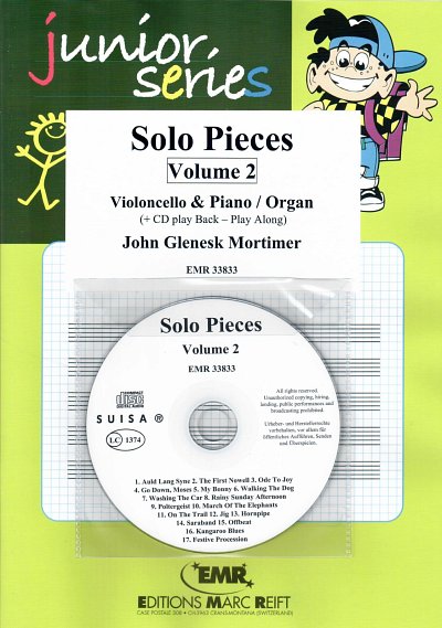 J.G. Mortimer: Solo Pieces Vol. 2, VcKlv/Org (+CD)