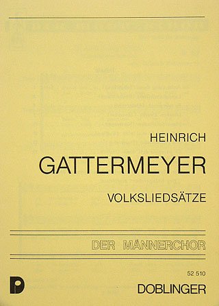 H. Gattermeyer: Volksliedsaetze