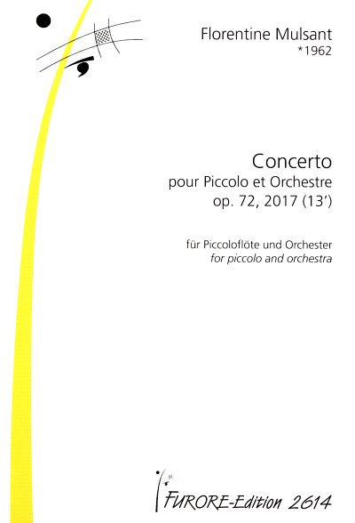 AQ: F. Mulsant: Concerto op. 72, PiccOrch (Part.) (B-Ware)