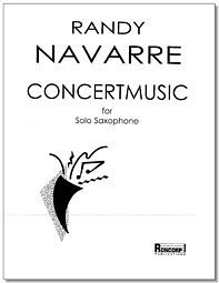 R. Navarre: Concert Music for Solo Saxophone, Asax (Sppa)