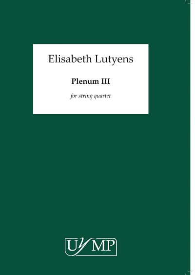 E. Lutyens: Plenum III Op.93, 2VlVaVc (Part.)