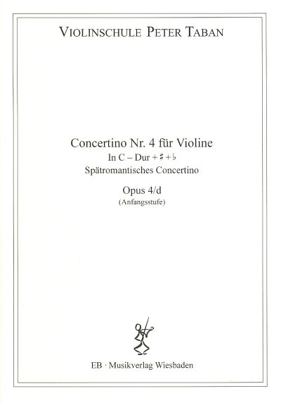 P. Taban: Concertino C-Dur Nr.4 op.4d, Violine