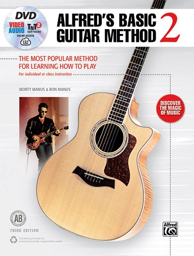M. Manus: Alfred's Basic Guitar Method 2 (Third, Git (BuDVD)