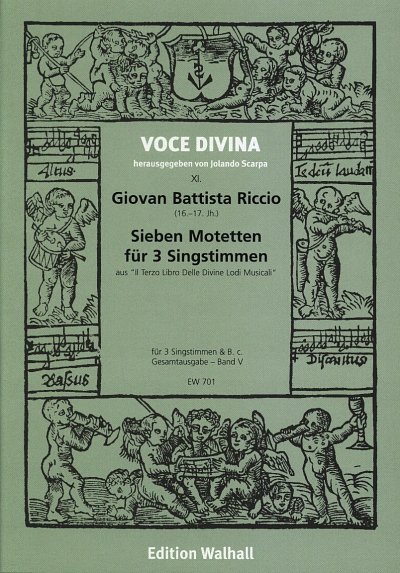 G.B. Riccio y otros.: 7 Motetten Fuer 3 Singstimmen (Il Terzo Libro Delle Lodi