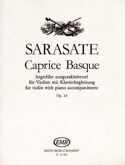 P. de Sarasate: Caprice Basque op. 24, VlKlav (KlavpaSt)