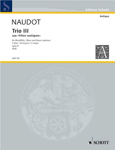 J. Naudot y otros.: Trio III C major