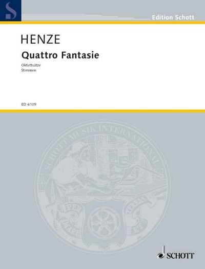 DL: H.W. Henze: Quattro Fantasie (Stsatz)