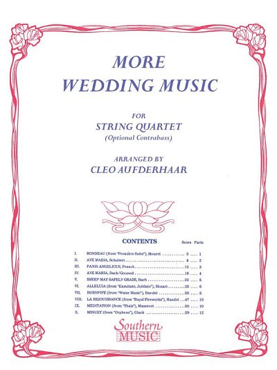 More Wedding Music, 2VlVla2Vc (Pa+St)
