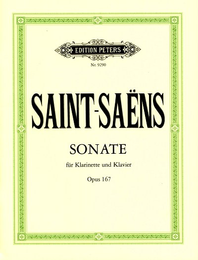 AQ: C. Saint-Saëns: Sonate op. 167, KlarKlav (Klavp (B-Ware)