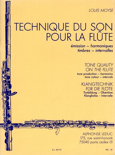 L. Moyse: Technique du son pour la flute, Fl