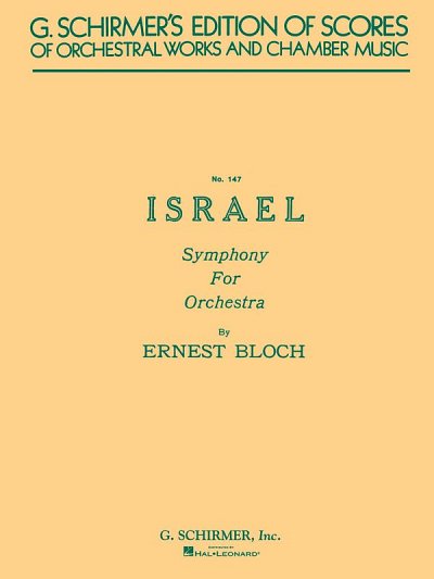 E. Bloch: Israel Symphony (Part.)