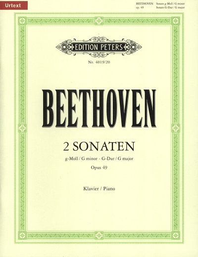 L. v. Beethoven: 2 Sonaten op. 49, Klav