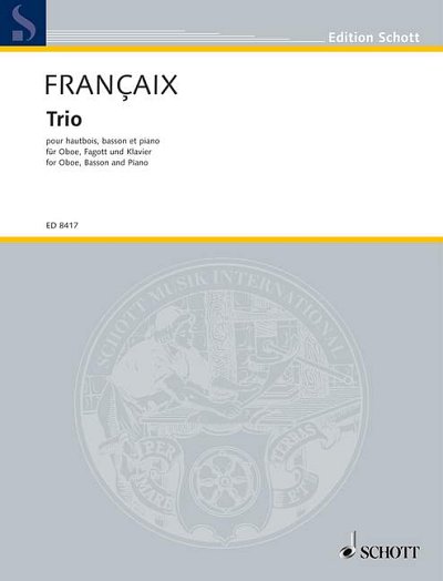 DL: J. Françaix: Trio, ObFgKlv (Pa+St)