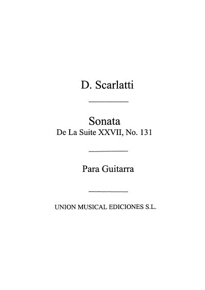 Sonata De La Suite Xxvii No.131, Git