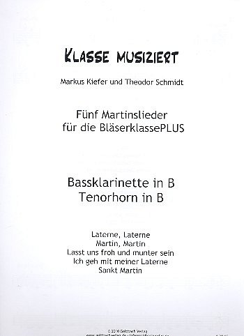 M. Kiefer: Klasse musiziert - Fünf Mar, Blkl/Jublas (Basskl)