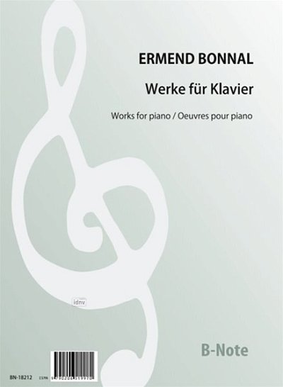 J. Bonnal: Werke für Klavier, Klav