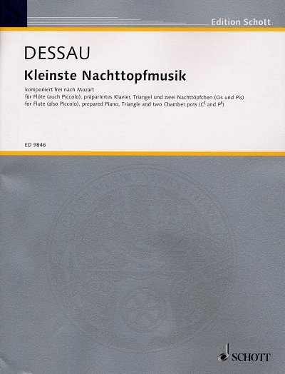 P. Dessau: Kleinste Nachttopfmusik, FlKlav (Pa+St)