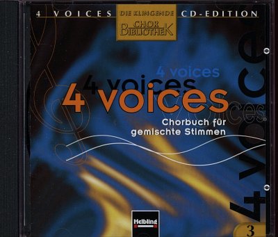 4 voices - CD-Edition 3 vokal CD 3 mit Vokalaufnahmen aus de