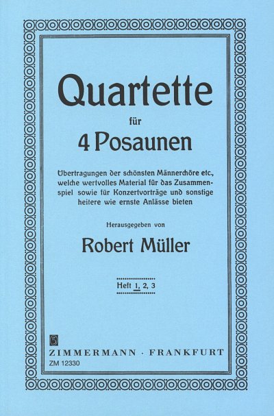 R. Müller: Quartette 1, 4Pos (Stsatz)