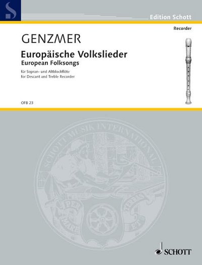 H. Genzmer, Harald: European Folksongs