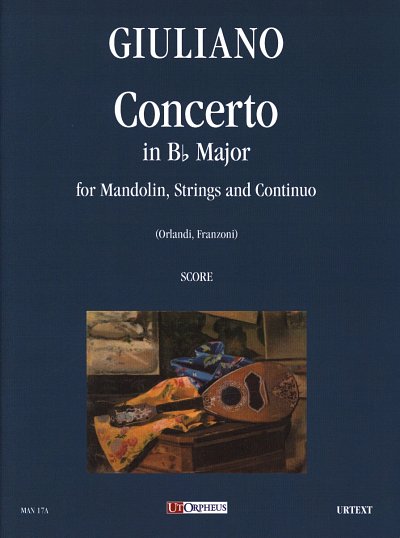 G. Giuseppe: Concerto in B flat major, MandStrBc (Part.)