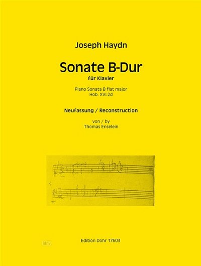 J. Haydn atd.: Klavier Sonate B-Dur Hob.XVI:2d
