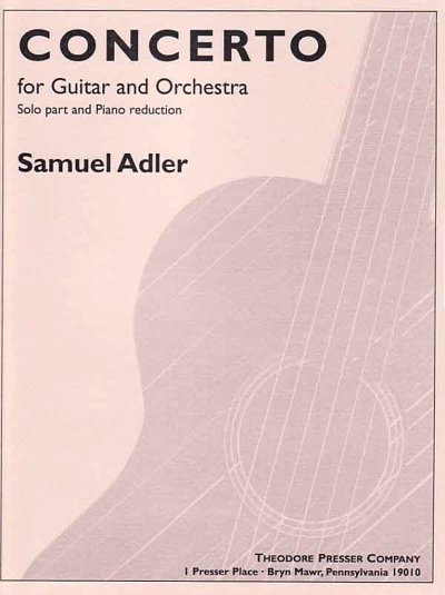 S. Adler: Concerto for Guitar and Orchestra, GitKlav (KASt)