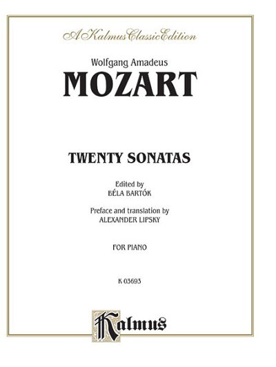 W.A. Mozart: Twenty Sonatas, Klav
