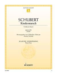 F. Schubert: Kindermarsch G-Dur op. posth., Klavier vierhaen