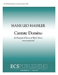 H.L. Haßler: Cantate Domino, Mch4 (Chpa)