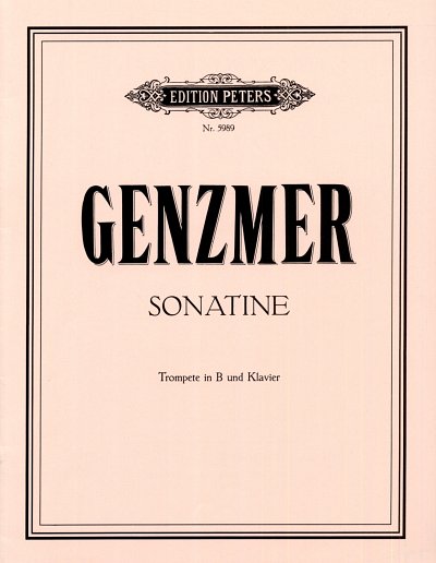 H. Genzmer: Sonatine für Trompete und Kl, TrpKlav (KlavpaSt)