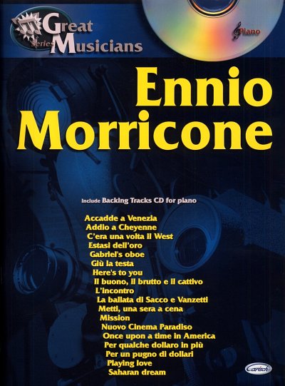 E. Morricone: Great Musicians - Ennio Morricone, Klav (+CD)
