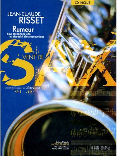 J. Risset: Rumeur (Bu+CD)